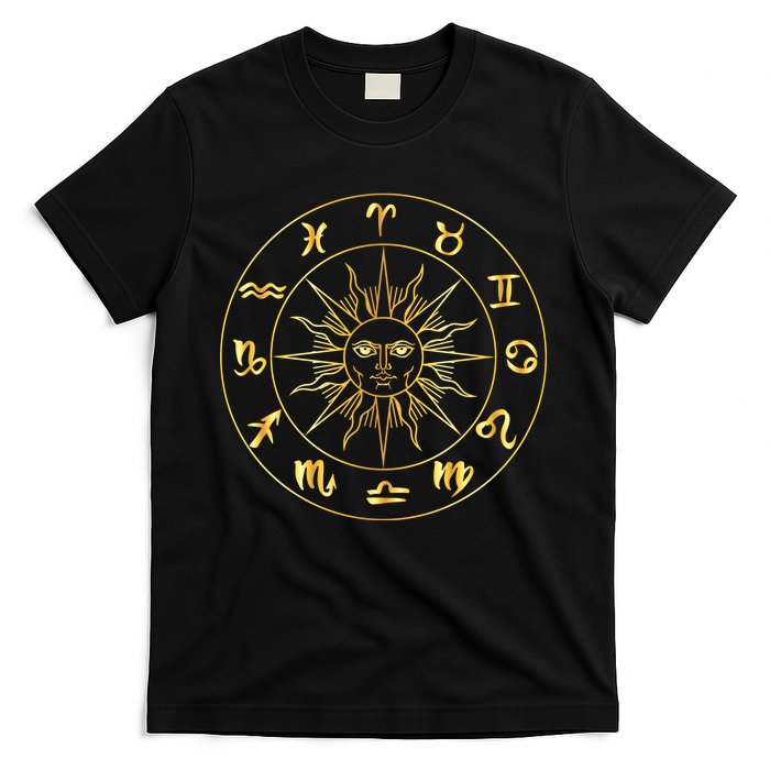 Astrology - Collection of hand drawn zodiac signs T-Shirt