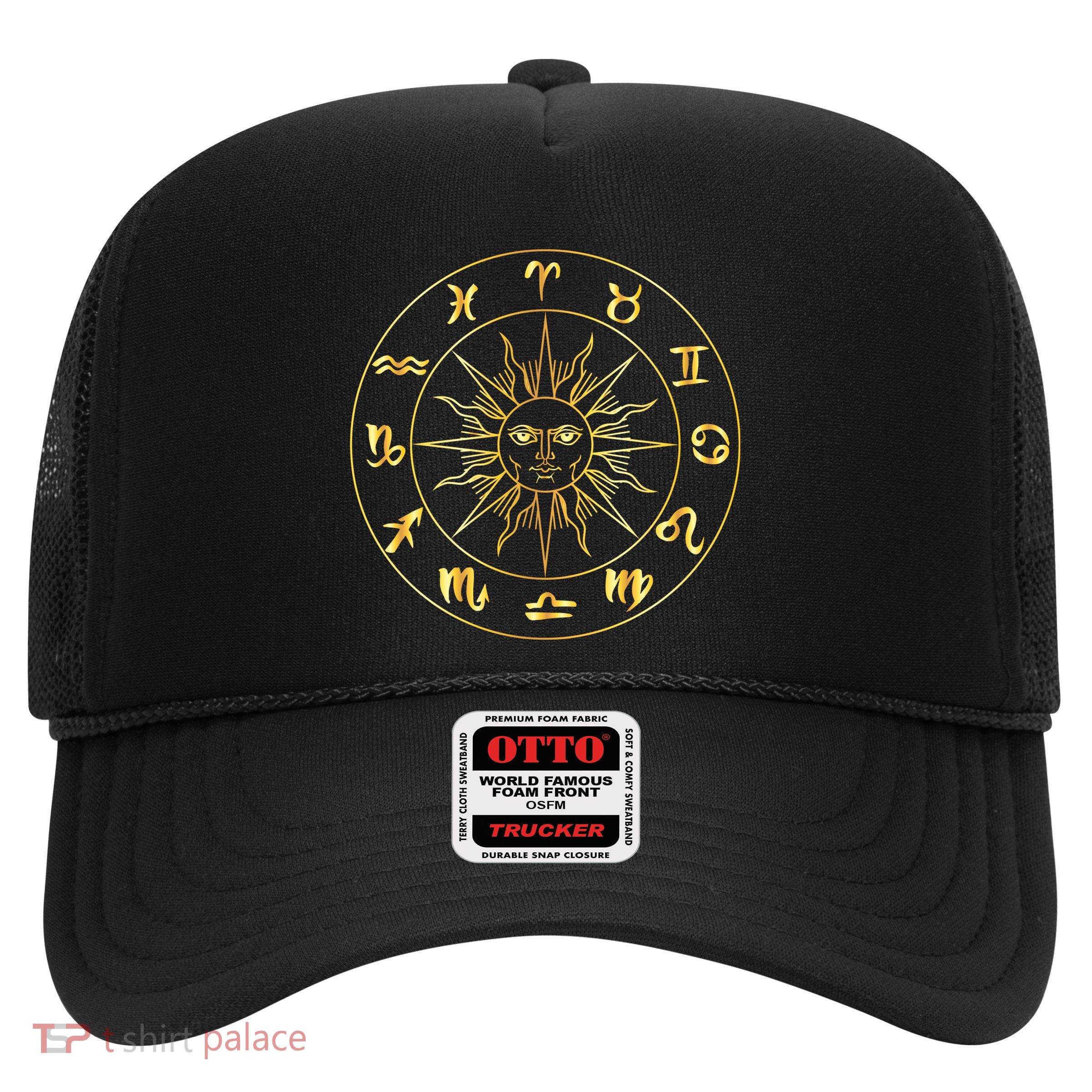 Astrology - Collection of hand drawn zodiac signs Trucker Hat