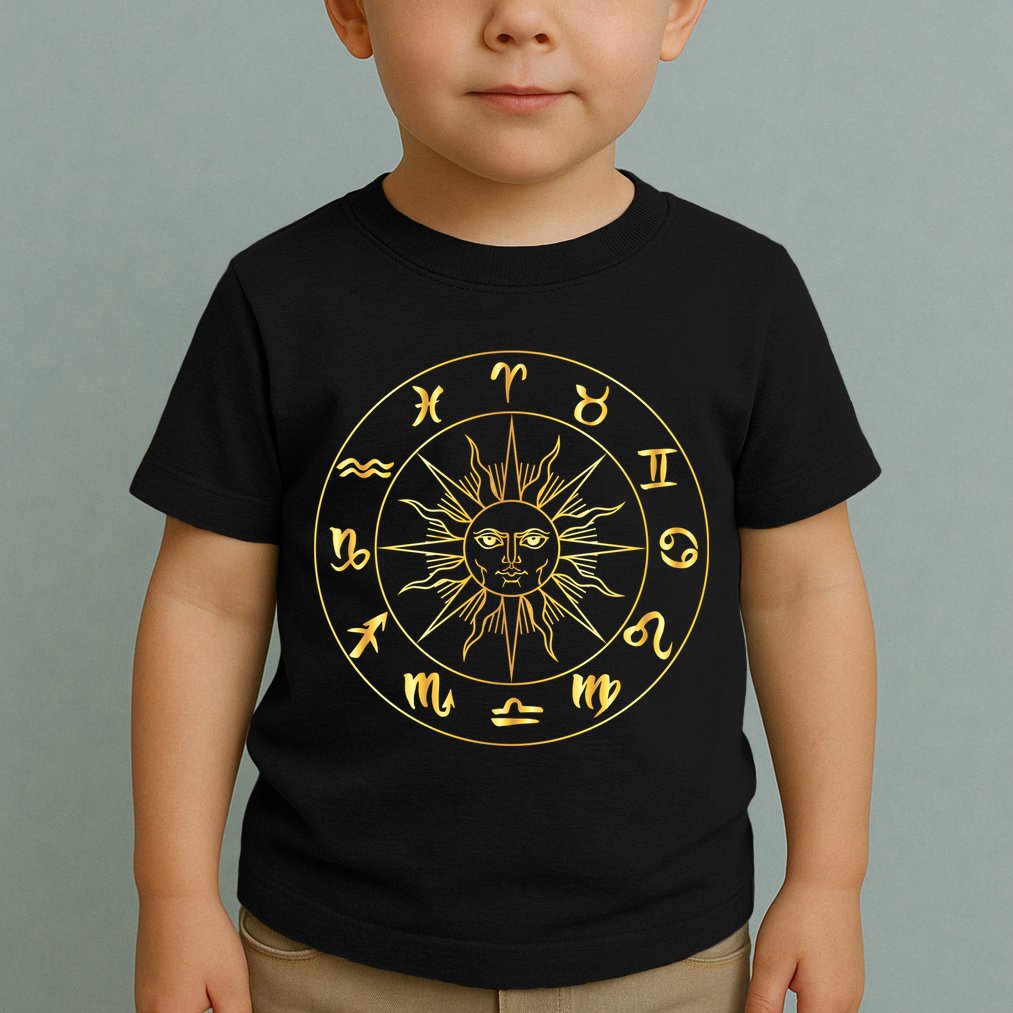 Astrology - Collection of hand drawn zodiac signs Toddler T-Shirt