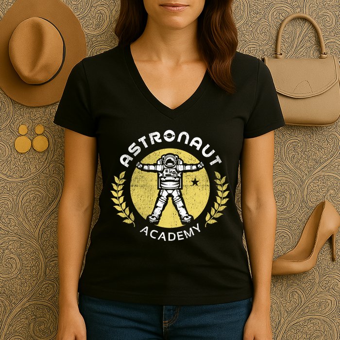 Astronaut Academy Women's V-Neck T-Shirt