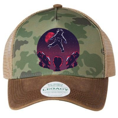 Astronaut Alien Legacy Tie Dye Trucker Hat