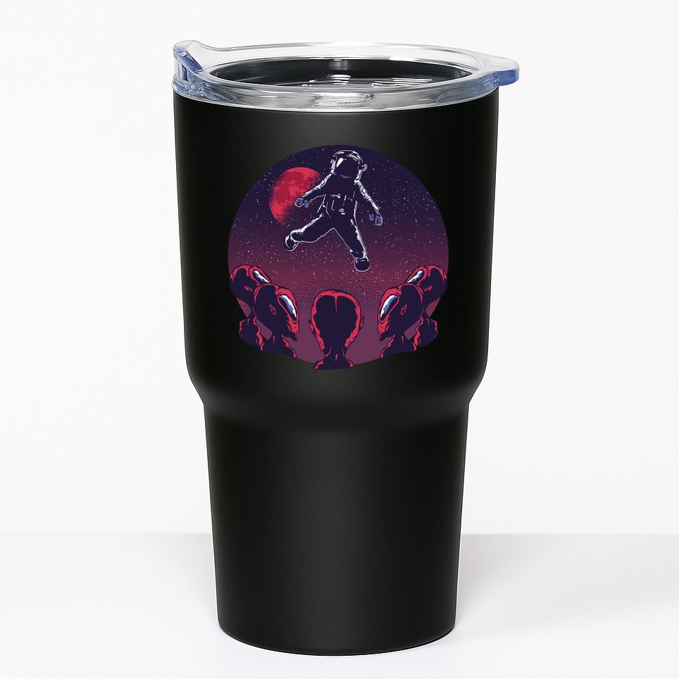 Astronaut Alien Tumbler