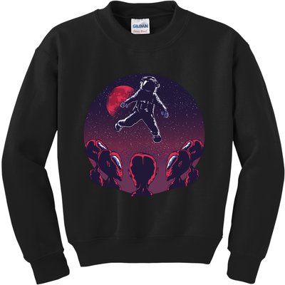 Astronaut Alien Kids Sweatshirt