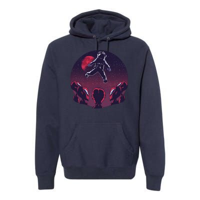 Astronaut Alien Premium Hoodie