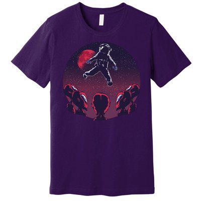 Astronaut Alien Premium T-Shirt