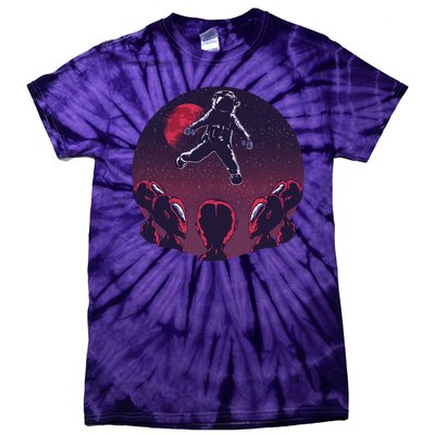 Astronaut Alien Tie-Dye T-Shirt