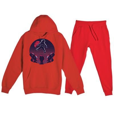 Astronaut Alien Premium Hooded Sweatsuit Set