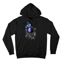 Astronaut Blowing Space Bubbles Hoodie