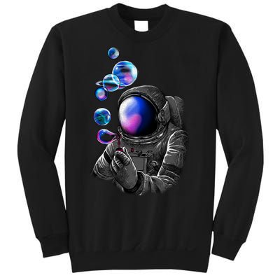 Astronaut Blowing Space Bubbles Sweatshirt