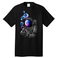 Astronaut Blowing Space Bubbles Tall T-Shirt