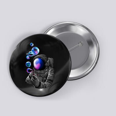 Astronaut Blowing Space Bubbles Button