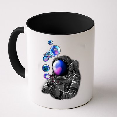 Astronaut Blowing Space Bubbles Mug