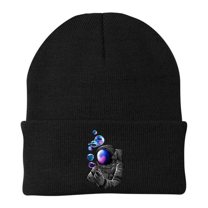 Astronaut Blowing Space Bubbles Beanie