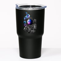 Astronaut Blowing Space Bubbles Tumbler