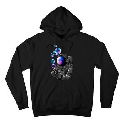 Astronaut Blowing Space Bubbles Tall Hoodie