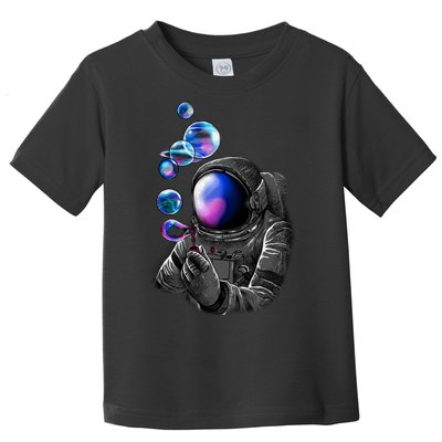 Astronaut Blowing Space Bubbles Toddler T-Shirt