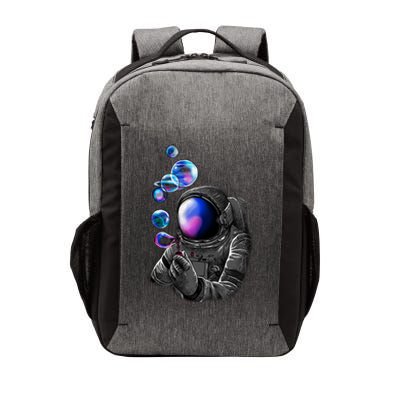 Astronaut Blowing Space Bubbles Vector Backpack