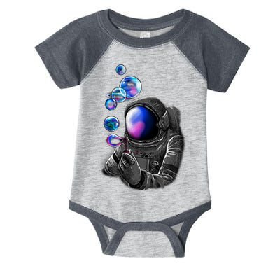 Astronaut Blowing Space Bubbles Infant Baby Jersey Bodysuit