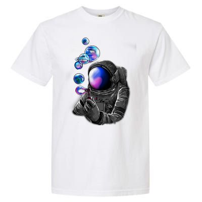 Astronaut Blowing Space Bubbles Garment-Dyed Heavyweight T-Shirt