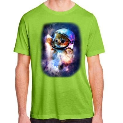 Astronaut Cat In Space Adult ChromaSoft Performance T-Shirt