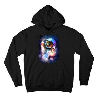 Astronaut Cat In Space Hoodie