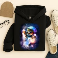 Astronaut Cat In Space Hoodie