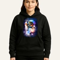 Astronaut Cat In Space Hoodie