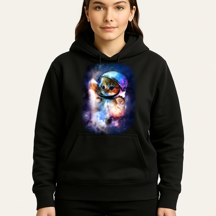 Astronaut Cat In Space Hoodie