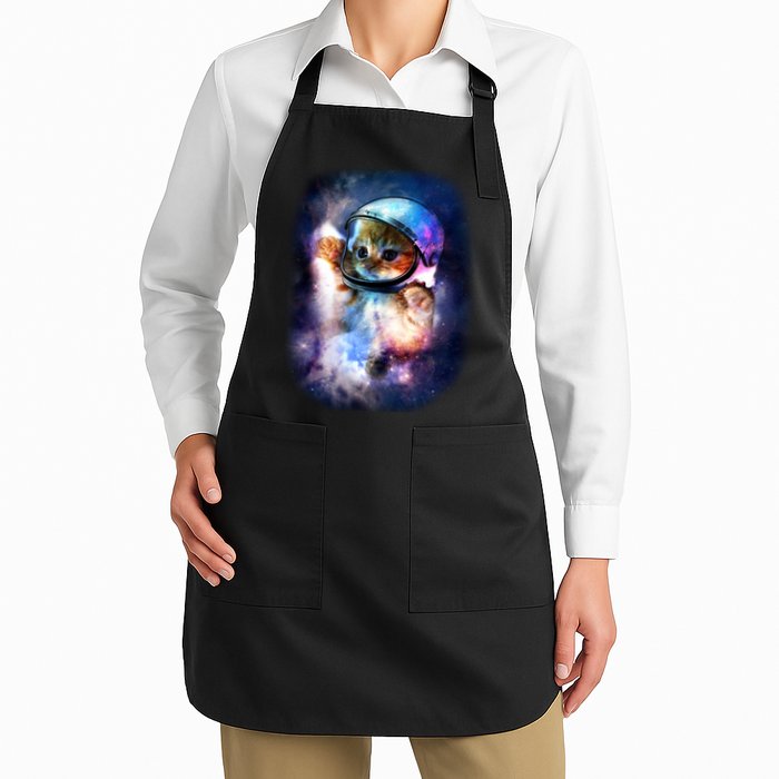 Astronaut Cat In Space Apron