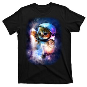 Astronaut Cat In Space T-Shirt