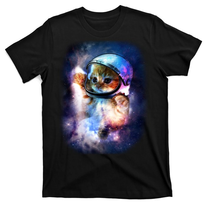 Astronaut Cat In Space T-Shirt