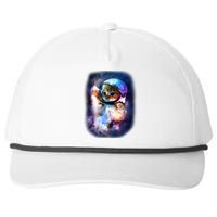 Astronaut Cat In Space Snapback Five-Panel Rope Hat