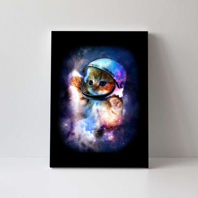 Astronaut Cat In Space Canvas