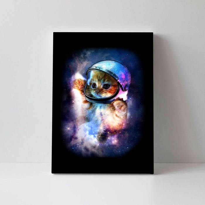 Astronaut Cat In Space Canvas