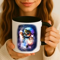 Astronaut Cat In Space Mug
