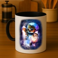Astronaut Cat In Space Mug