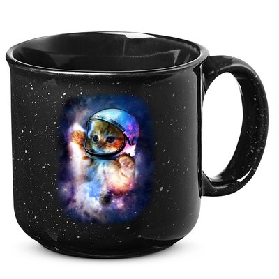 Astronaut Cat In Space 15oz Campfire Ceramic Mug