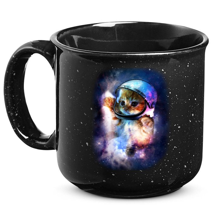 Astronaut Cat In Space 15oz Campfire Ceramic Mug