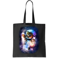 Astronaut Cat In Space Tote Bag