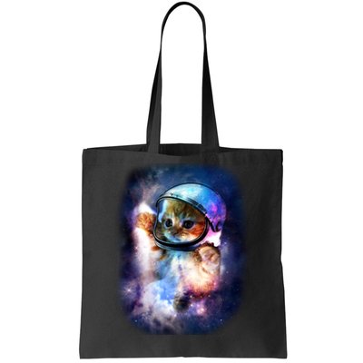 Astronaut Cat In Space Tote Bag