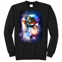 Astronaut Cat In Space Tall Sweatshirt