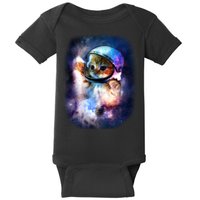 Astronaut Cat In Space Baby Bodysuit