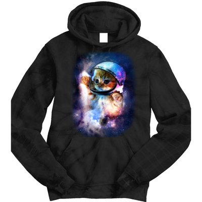 Astronaut Cat In Space Tie Dye Hoodie