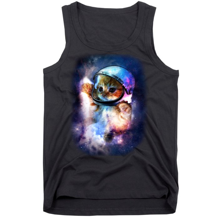 Astronaut Cat In Space Tank Top