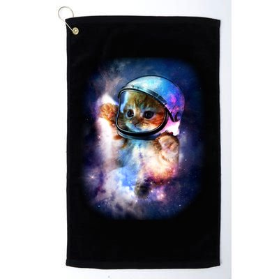 Astronaut Cat In Space Golf Towel