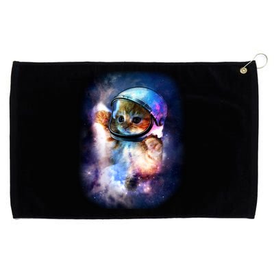 Astronaut Cat In Space Grommeted Golf Towel