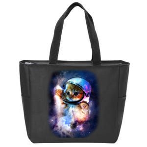 Astronaut Cat In Space Zip Tote Bag