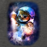 Astronaut Cat In Space Vector Backpack