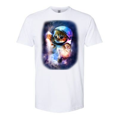 Astronaut Cat In Space Softstyle CVC T-Shirt