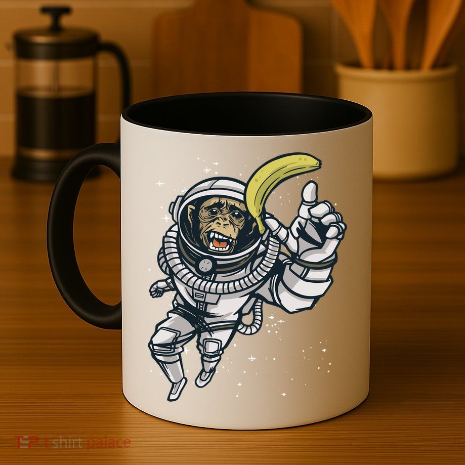 Astronaut Chimp Banana Mug